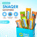 Протеиновые батончики Snaq Fabriq в шоколаде без сахара SNAQER Ас...