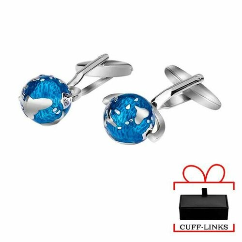 фото Запонки , синий cuff-links