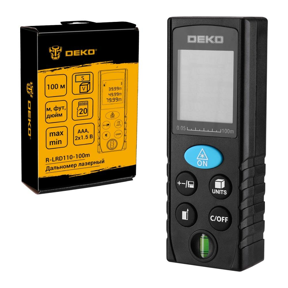 Дальномер лазерный DEKO R-LRD110-100m 083-3601