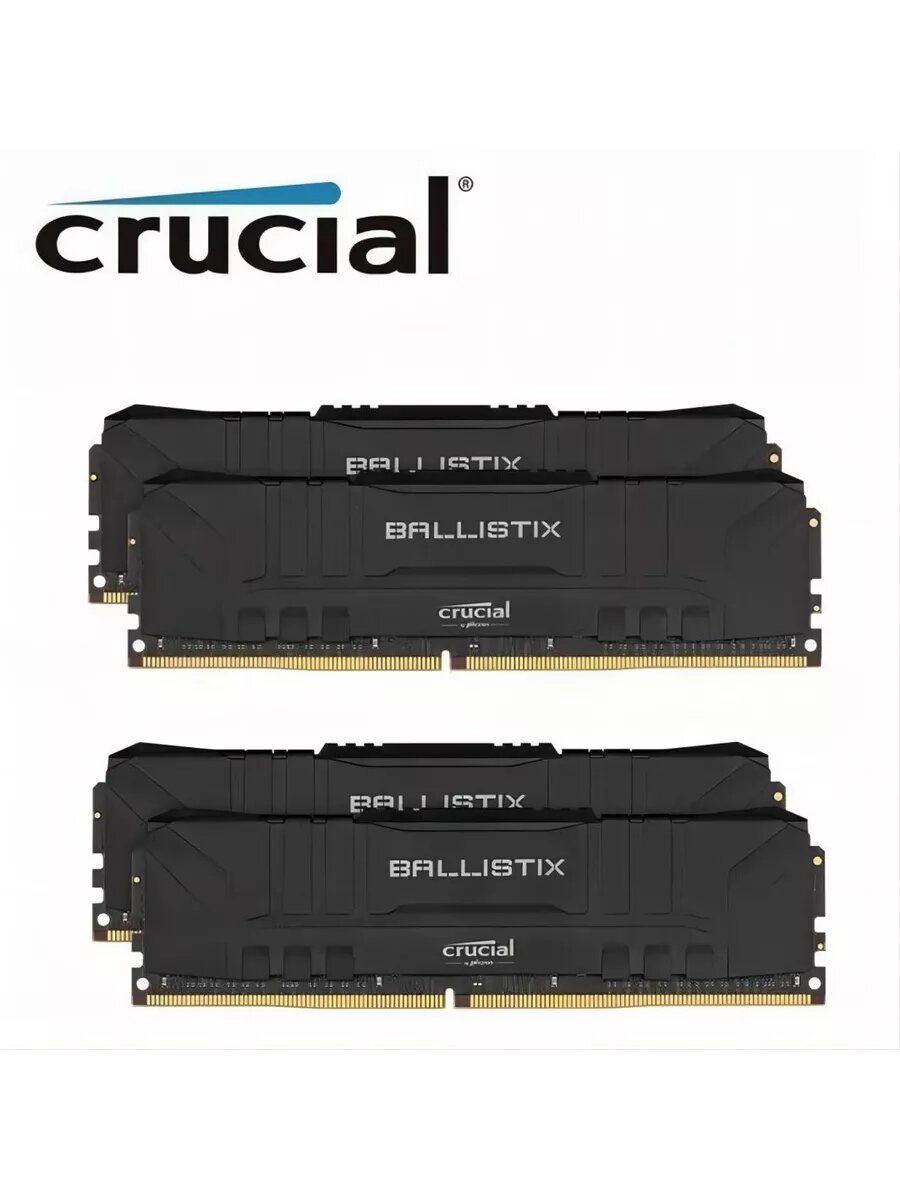 Модуль памяти CRUCIAL Ballistix DDR4 - 2x 16Гб 3200, DIMM, Ret - фото №5