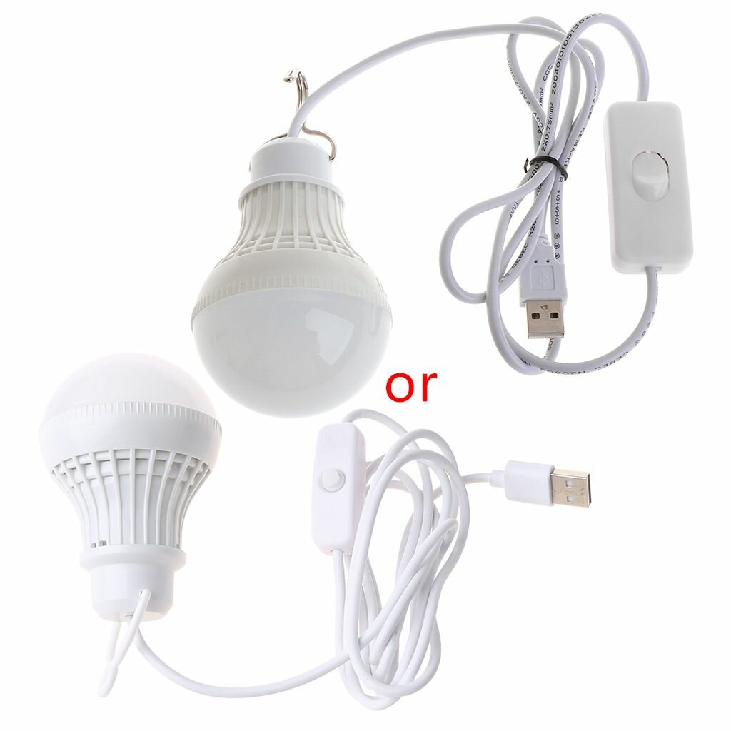 USB лампа-включатель 5 Вт - холодный белый