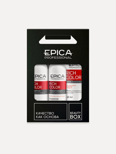 Изображение товара EPICA Professional Набор Rich Color (шампунь 300мл + кондиционер 300мл + маска 250мл)