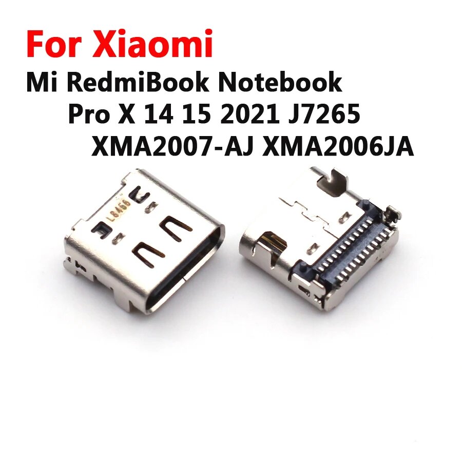 2-20 шт. разъем для зарядки, док-станция, зарядное устройство USB для Xiaomi Mi RedmiBook Notebook Pro X 14 15 2021 J7265 XMA2007-AJ XMA2006JA, 5pcs