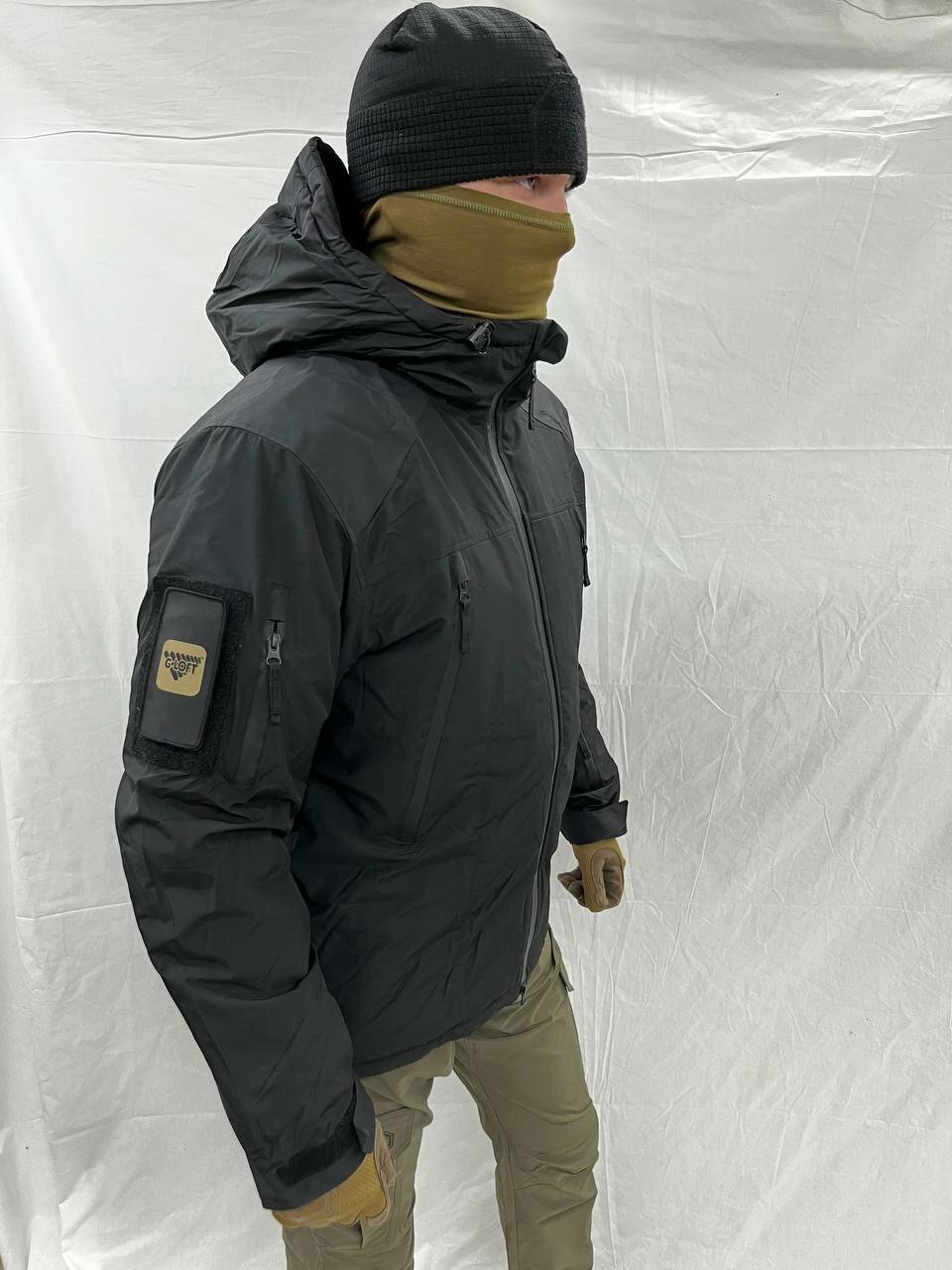 Куртка  Осень-зима 2025, размер L, черный — фото 1