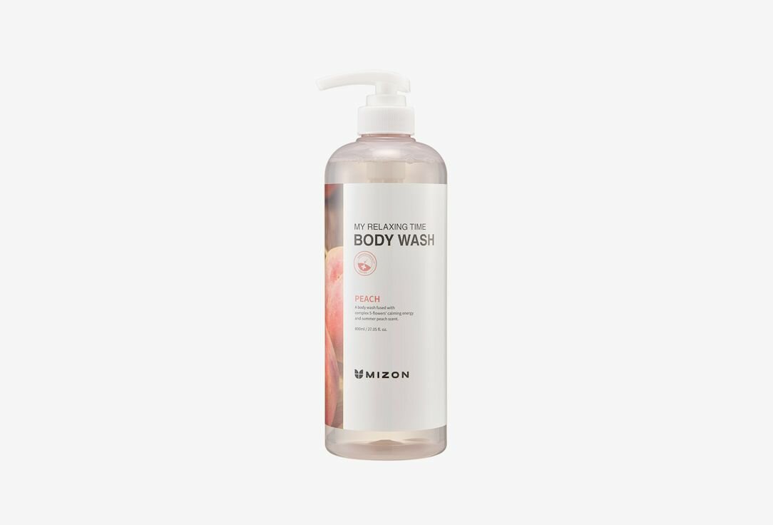 Гель для душа MIZON MY RELAXING TIME PEACH 800 мл