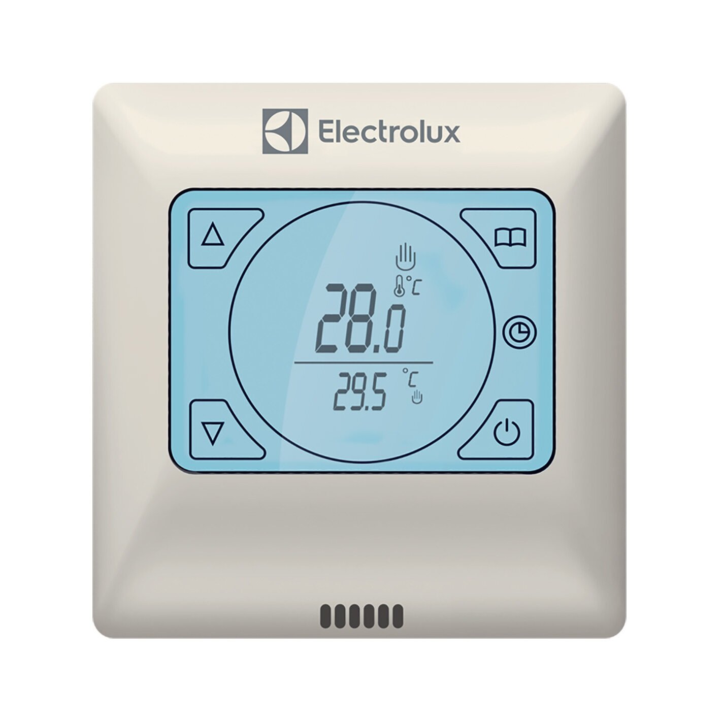 Терморегулятор Electrolux ETT-16, для электрического теплого пола, сенсорный, слоновая кость