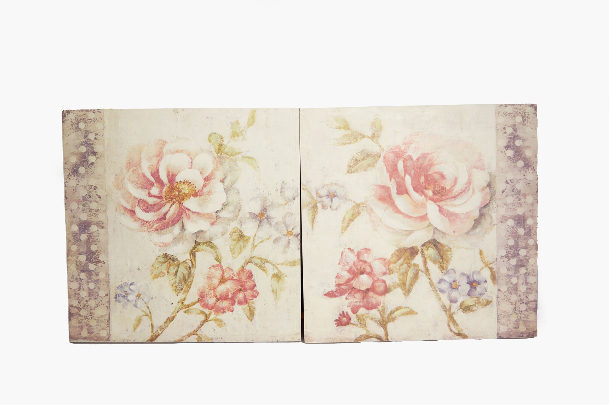 Панно настенное "Wild rose" 50 х 50 см, 2 панели, Country Artists