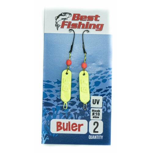 Булеры рыболовные Best Fishing Neon, #10, 5 гр, цвет лимонный UV