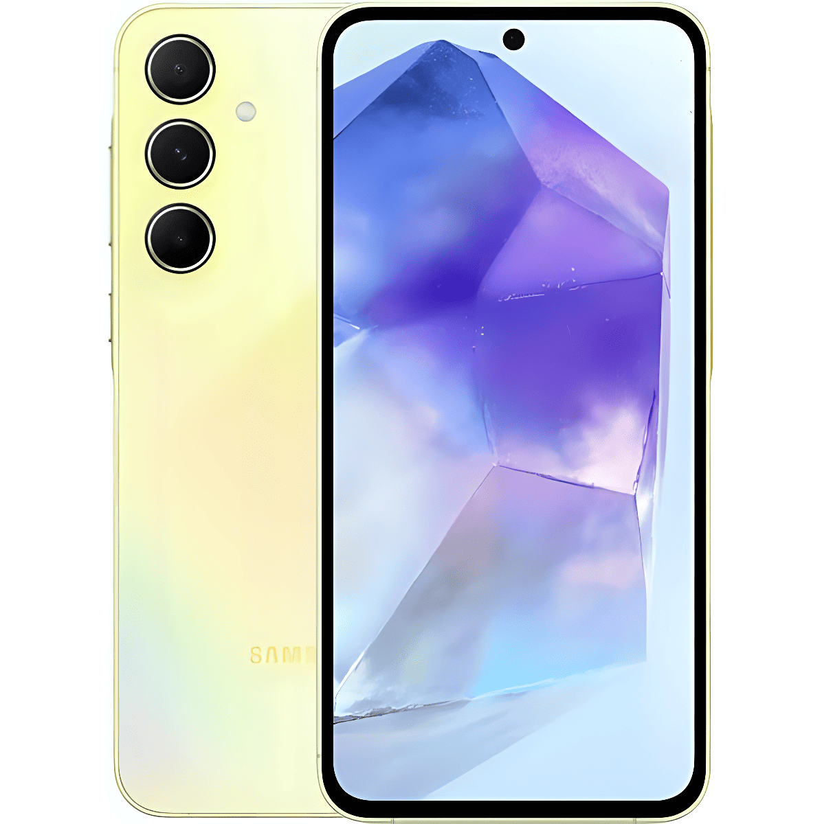 Смартфон Samsung Galaxy A55 5G 8/128 ГБ, Dual nano SIM, lemon