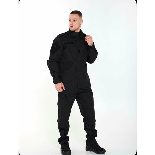 Тактический костюм ACU, для охоты/рыбалки, ветрозащитный, демисезон черный XL