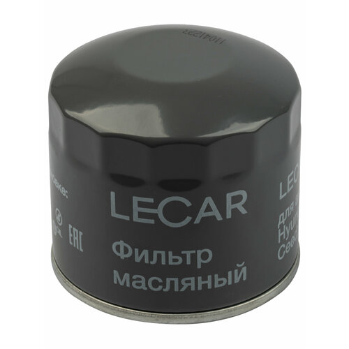 Фильтр масляный LECAR LECAR000230201 для Hyundai Solaris KIA Rio Ceed Mazda 3 1062₽