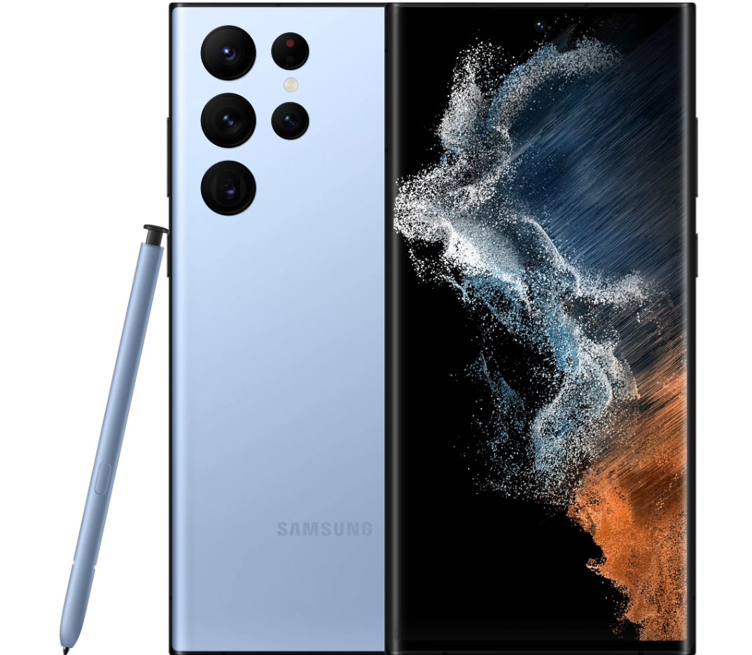 Смартфон Samsung Galaxy S22 Ultra 12/256 ГБ , Sky Blue (синий)