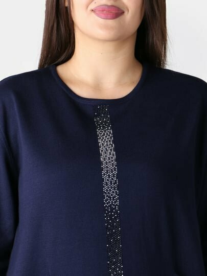 Свитер размер One Size, , темно-синий — фото 1