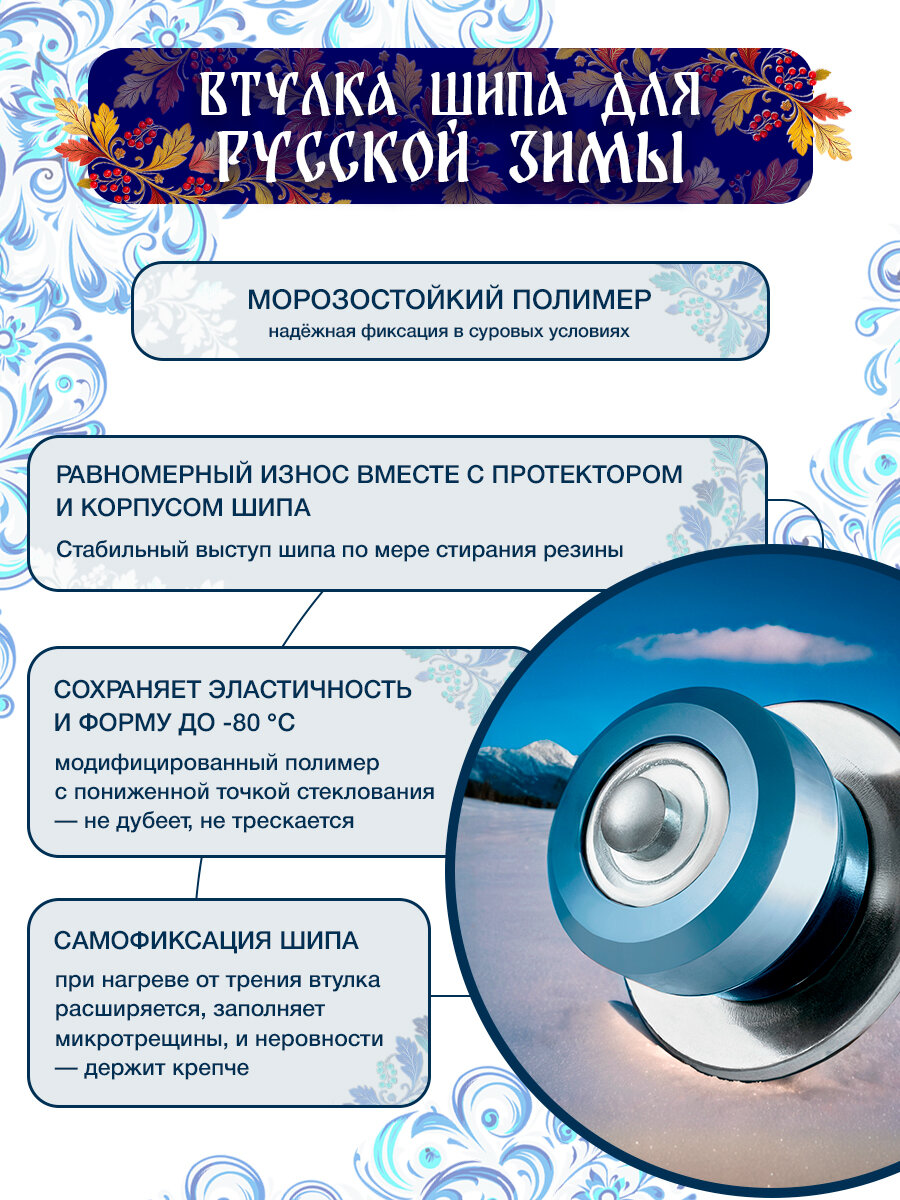 Шипы ремонтные 10мм, Ремшип, 12-10-2ТРА 500шт — фото 1