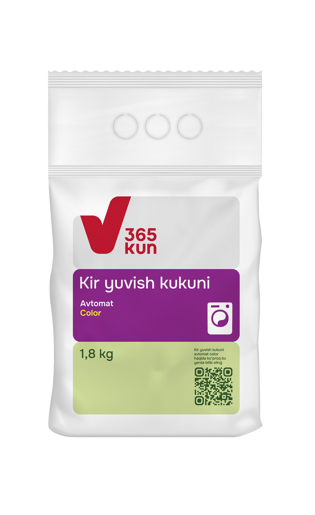 Порошок автомат Color 365 KUN, 1,8 кг