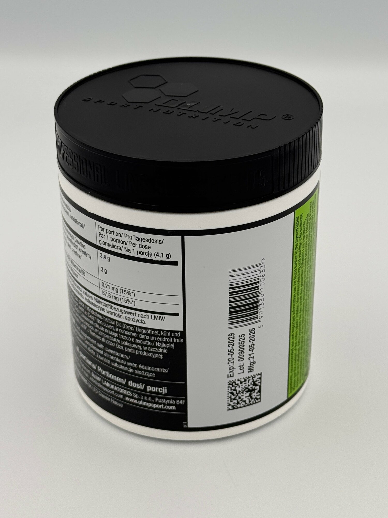 Olimp Creatine, 200 гр, вкус яблоко креатин моногидрат для роста — фото 1