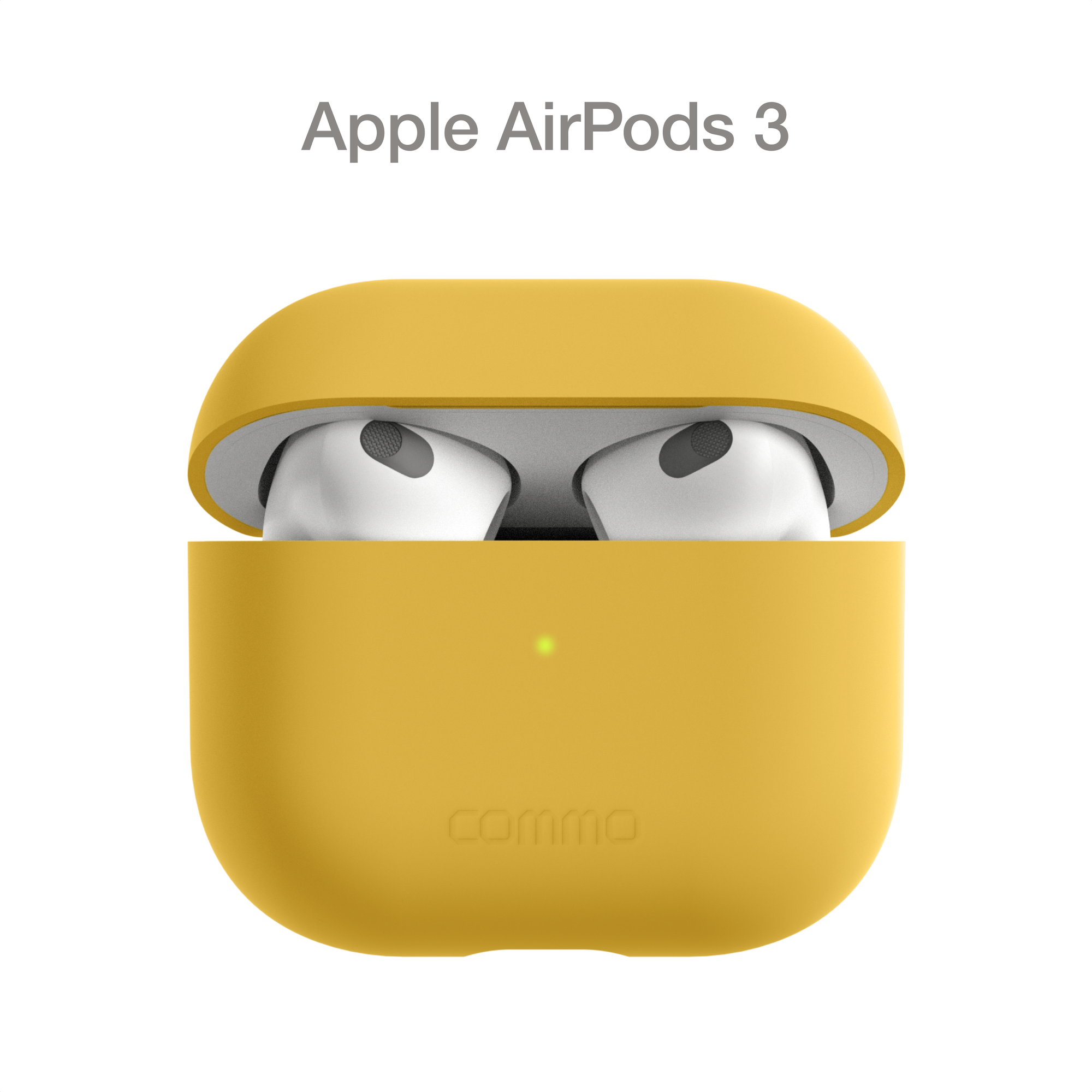 Силиконовый чехол COMMO Shield Case для Apple Airpods 3, Yellow