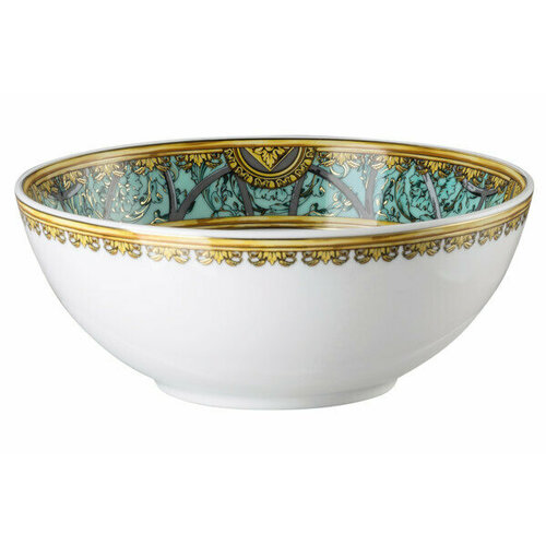 Чаша для закусок Rosenthal Versace Ла Скала 15 см, фарфор, зеленая