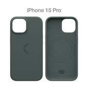 Силиконовый чехол COMMO Shield Case для iPhone 15 Pro, с поддержкой беспроводной зарядки, Dark Gray