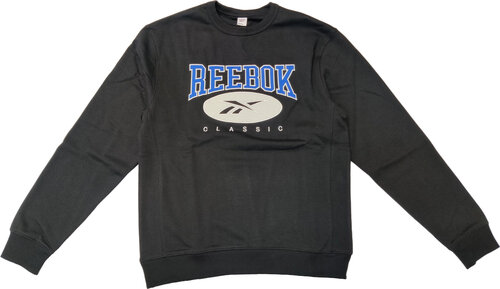 Толстовка Reebok Reebok Archive Essentials Crew, размер 2XL, черный