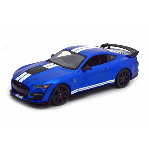 Ford mustang shelby GT500 2020 blue металлическая коллекционная машинка maisto ford mustang shelby gt500 2020 год арт 31532