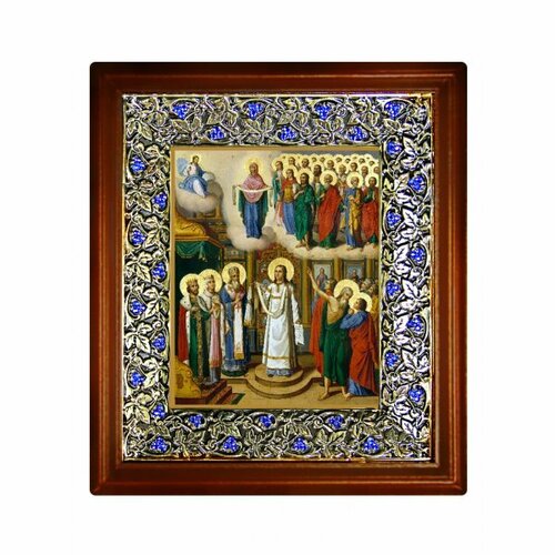 Икона Покров Пресвятой Богородицы (21*24 см), арт СТ-07005-1