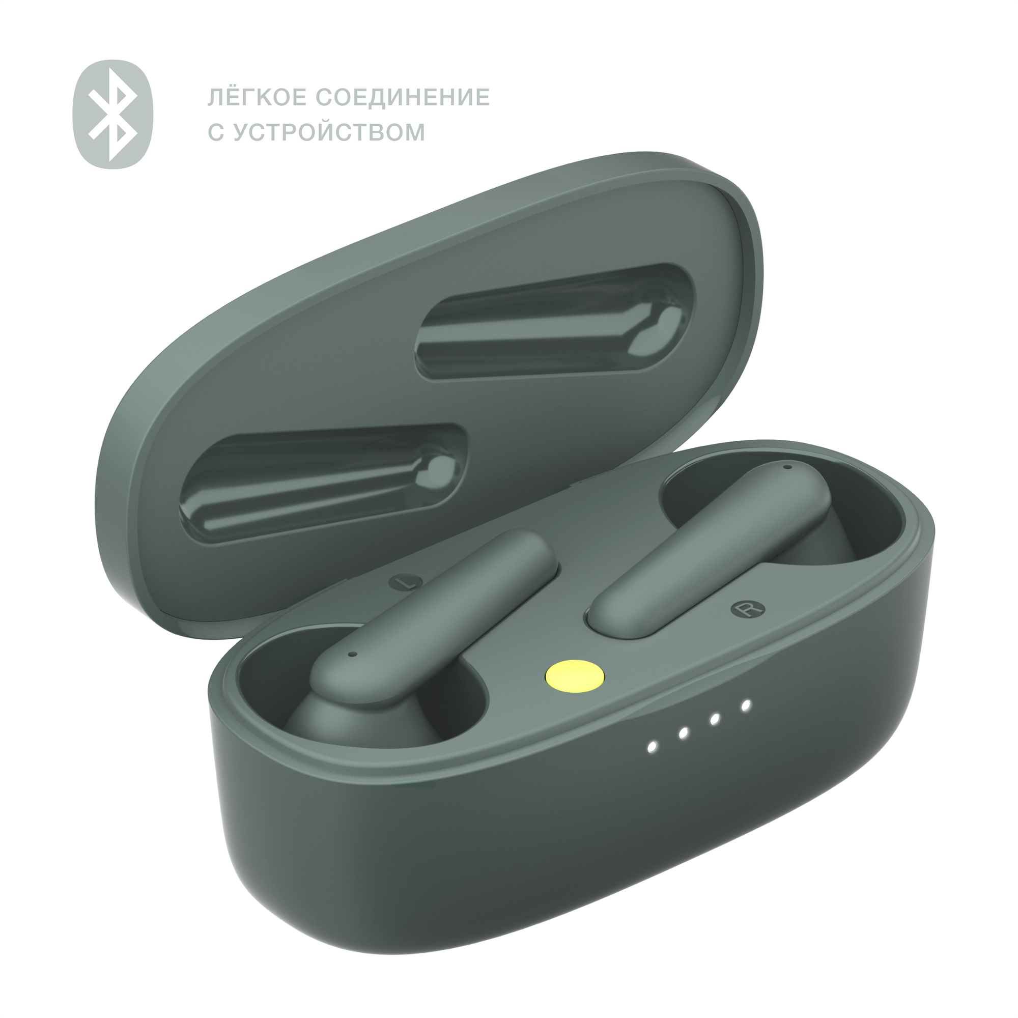 Беспроводные TWS наушники COMMO Loom Earbuds, Commo Gray