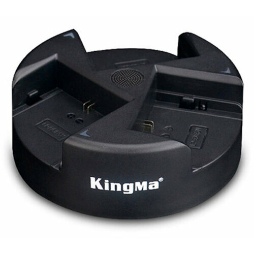 Зарядное устройство Kingma BM045-LPE6, для 3x Canon LP-E6, USB адаптер питания kingma dp lpe6 d tap вместо canon lp e6
