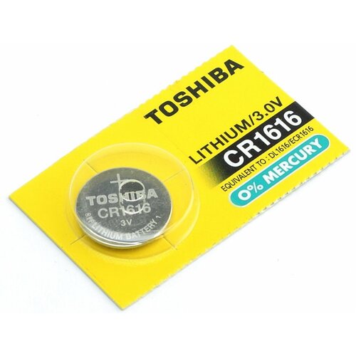 CR1616 Toshiba (Li, 3V) 1шт.