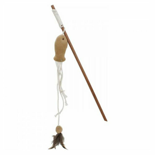 Игрушка COMFY GAIA удочка с рыбкой (40 см), для кошки (2 шт)