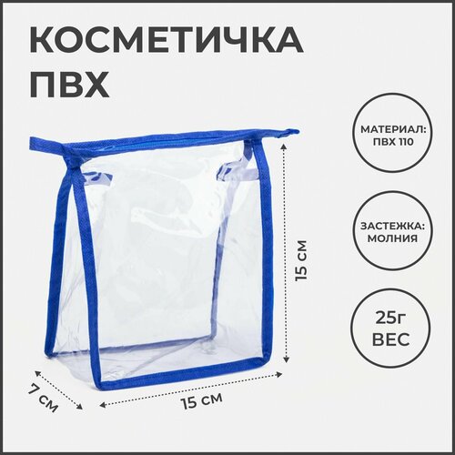 фото Косметичка синий denco store