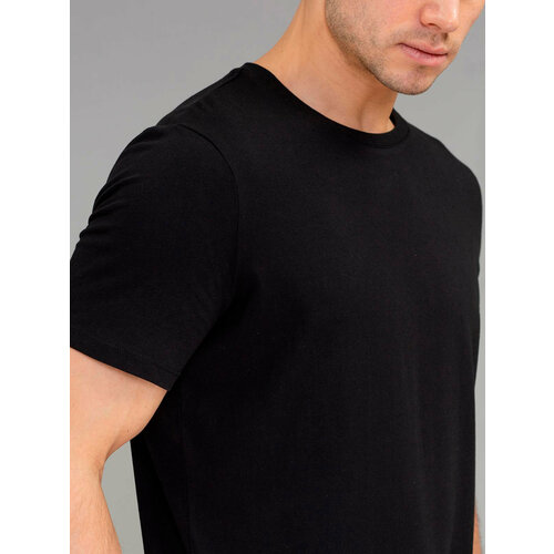 фото Футболка omsa, размер 52, черный