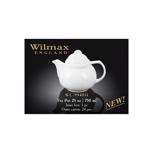Чайник заварочный WILMAX 750 мл в цв. уп. WL-994031 / 1C