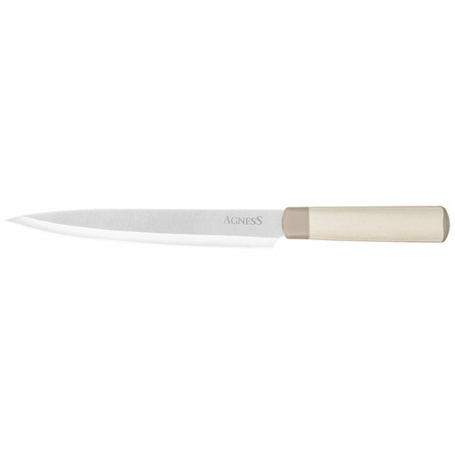 Нож для нарезки Agness Comb, нержавеющая сталь, пластик