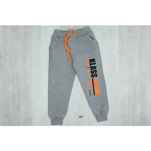 фото Брюки , размер 9 лет, серый нет бренда