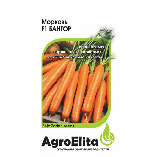 Семена Морковь Бангор F1, 150шт, AgroElita, Bejo