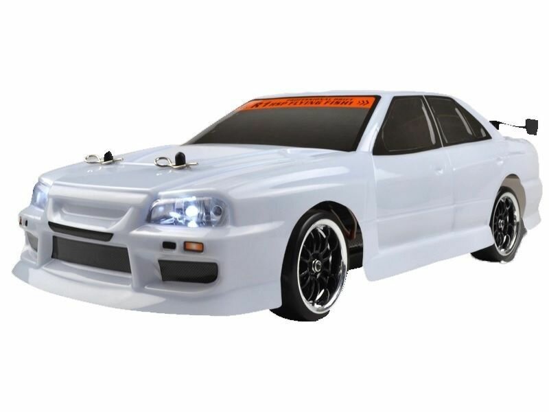 Радиоуправляемая машина для дрифта HSP Flying Fish 1 4WD RTR 1:10 2.4G 94123-12330 White Skyline R34