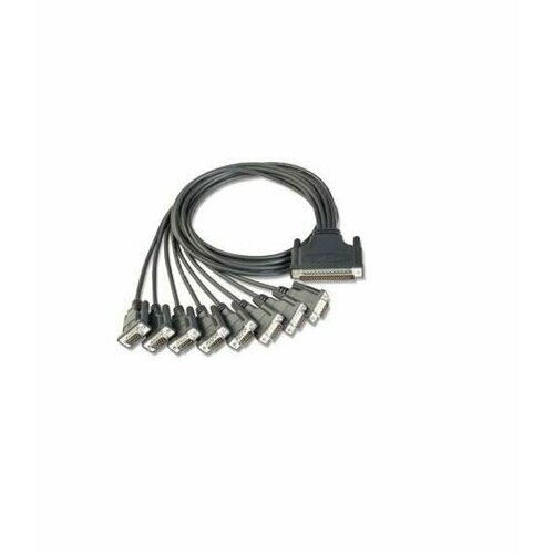 Кабель MOXA CBL-M78M9x8-100 кабель moxa cbl pj21nopen bk 30 locking barrel plug to bare wires cable