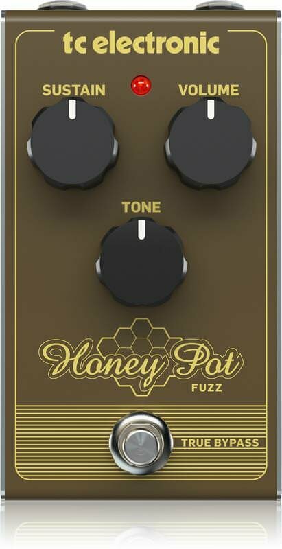 Гитарная педаль эффекта фузз TC ELECTRONIC HONEY POT FUZZ