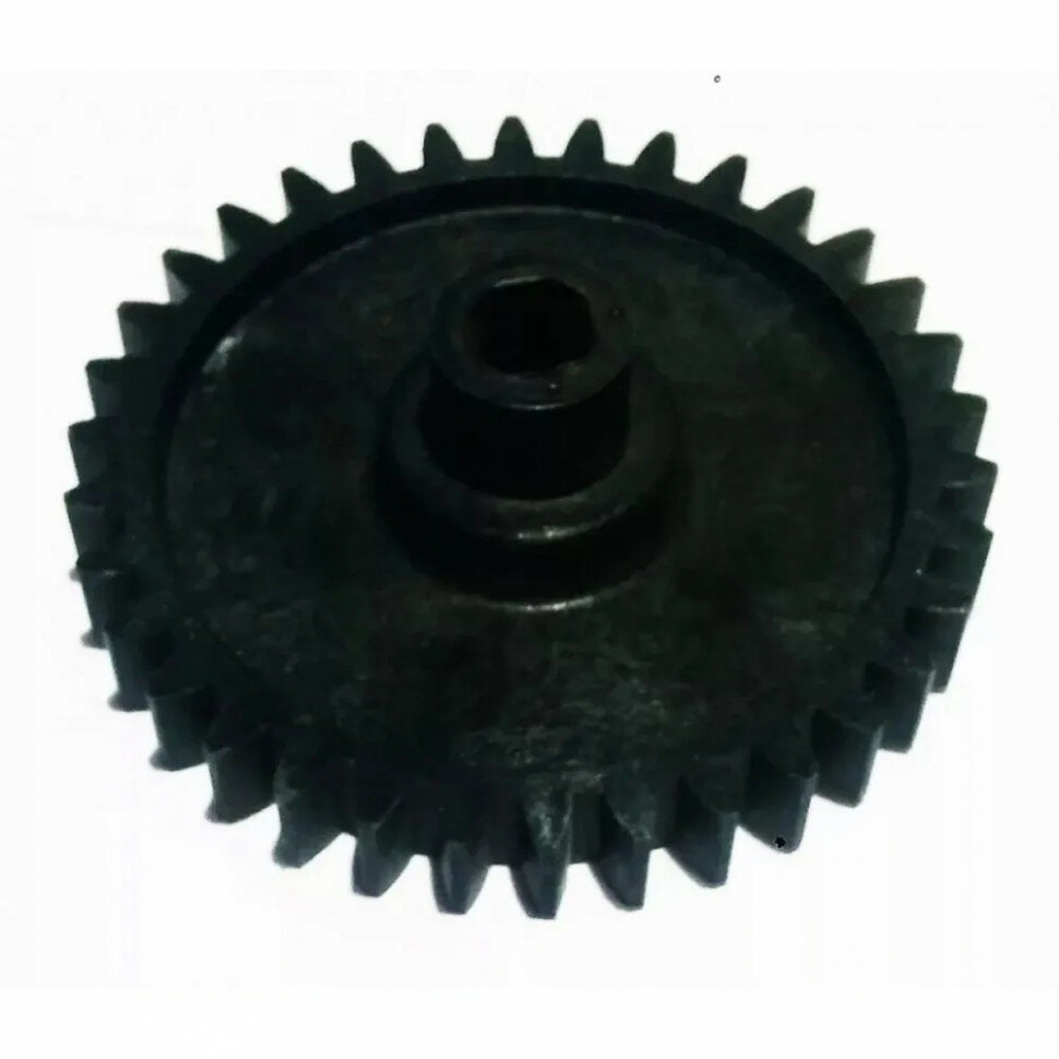 Шестерня мясорубки Ротор, черная, D=72mm, H=25, пр. зубья 34 (квадрат 8mm) (ШЕСТ035)
