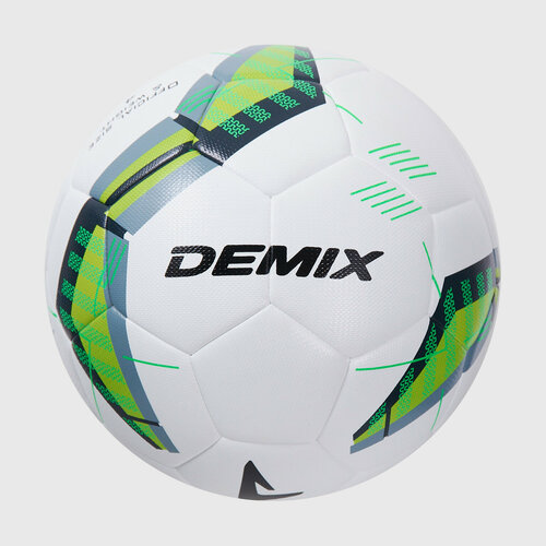 фото Футбольный мяч demix hybrid ims 114527-mx, р-р 4, белый