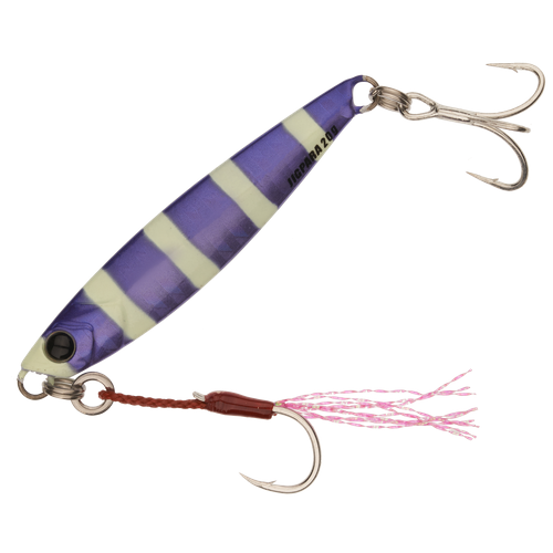 фото Блесна колеблющаяся major craft jigpara standard 30гр #024 zebra purple