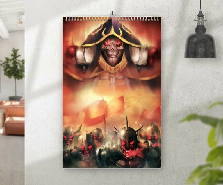 Перекидной календарь Overlord, Оверлорд №19, А3