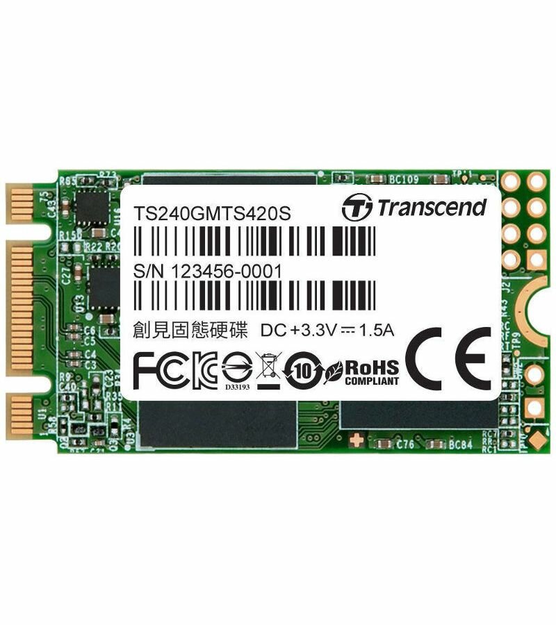 M.2 Transcend MTS420 240Gb (TS240GMTS420S) - фото №3