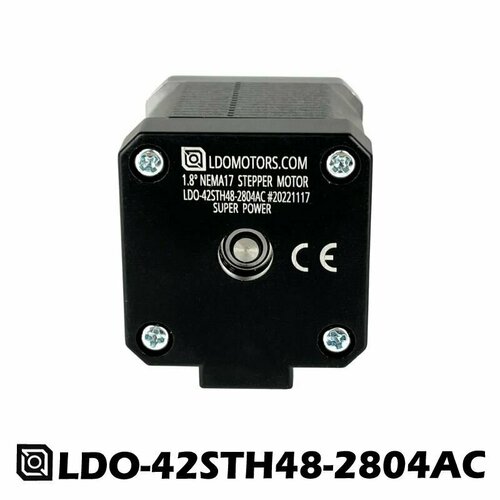 Шаговый двигатель LDO-42STH48-2804AC, Nema 17 шаговый двигатель nema 17 jk42hs34 1304a 01f 34 мм 1 8