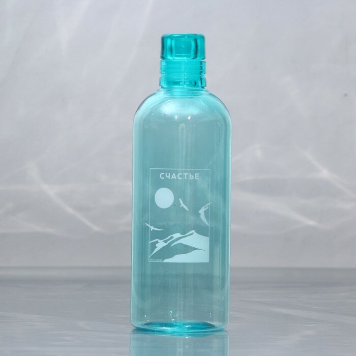 Бутылка для воды Счастье, 700 мл 1 шт