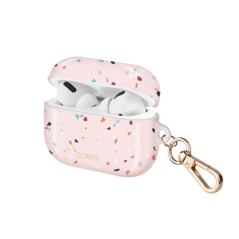 Чехол Uniq для Airpods Pro COEHL Terrazzo Pink