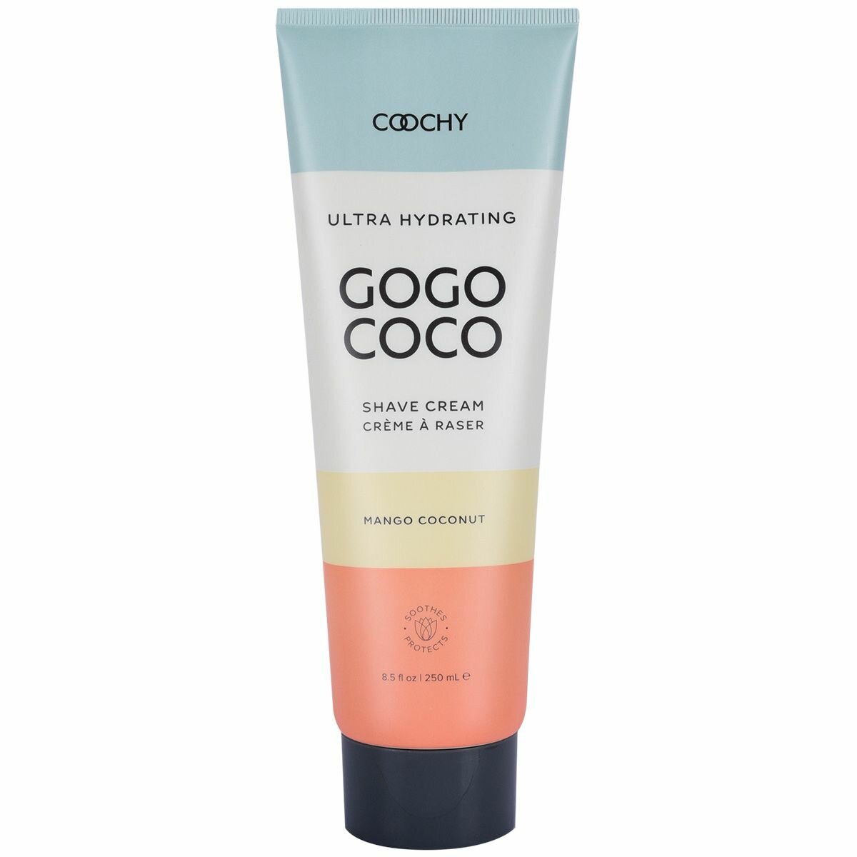 Ультраувлажняющий крем для бритья 2 в 1 COOCHY Ultra Hydrating Shave Cream манго, кокос 250 мл