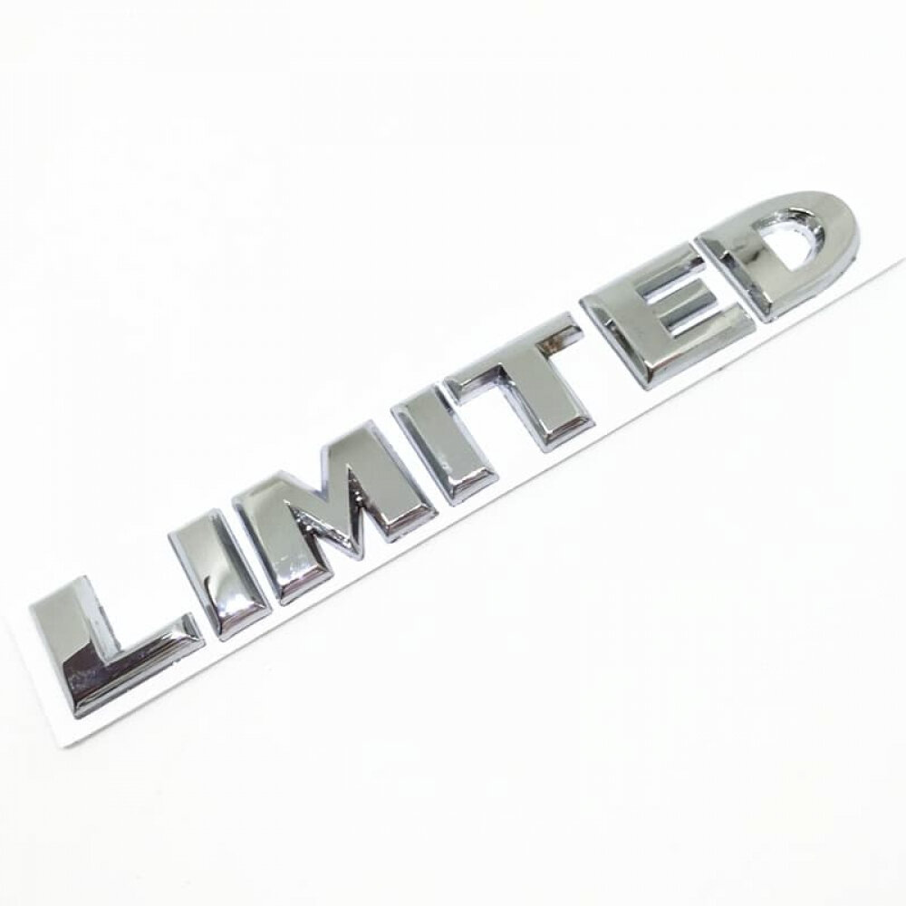 Шильдик / надпись LIMITED (лимитед) хром 135х19мм
