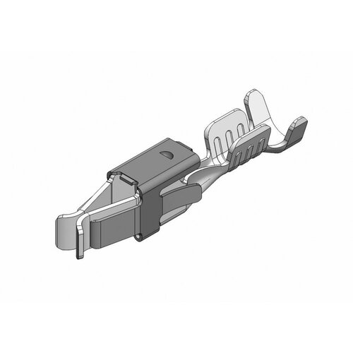 Клемма неизолированная - лира d2.6мм 0.5-1кв. мм луженая SF43DK, Hatko (в ленте) (4000 шт)